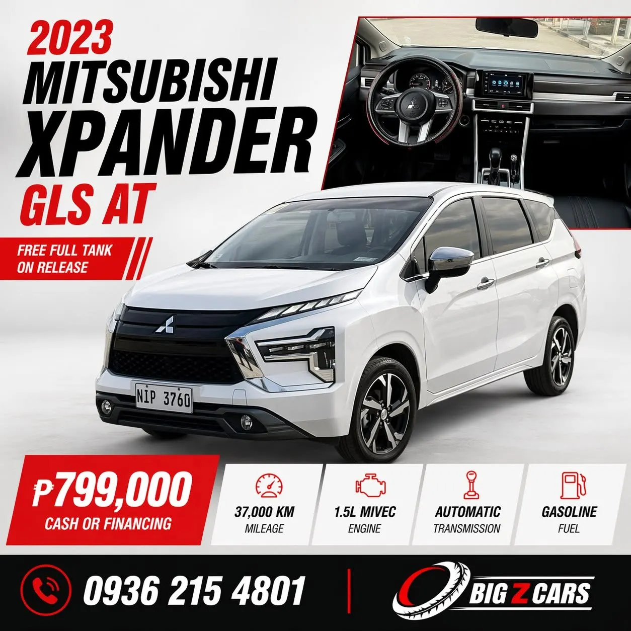 2023 Mitsubishi Xpander GLS AT
