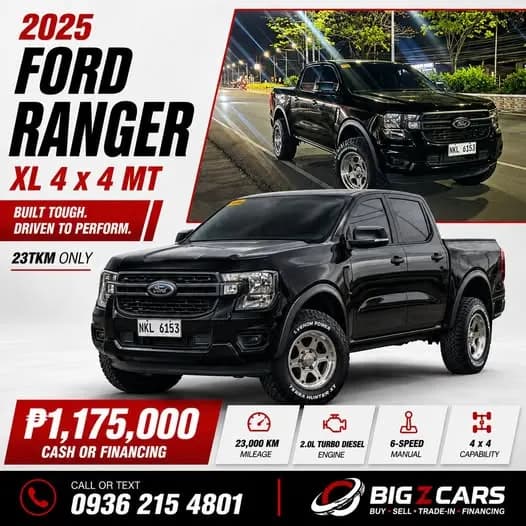 2025 Ford Ranger XL 4x4