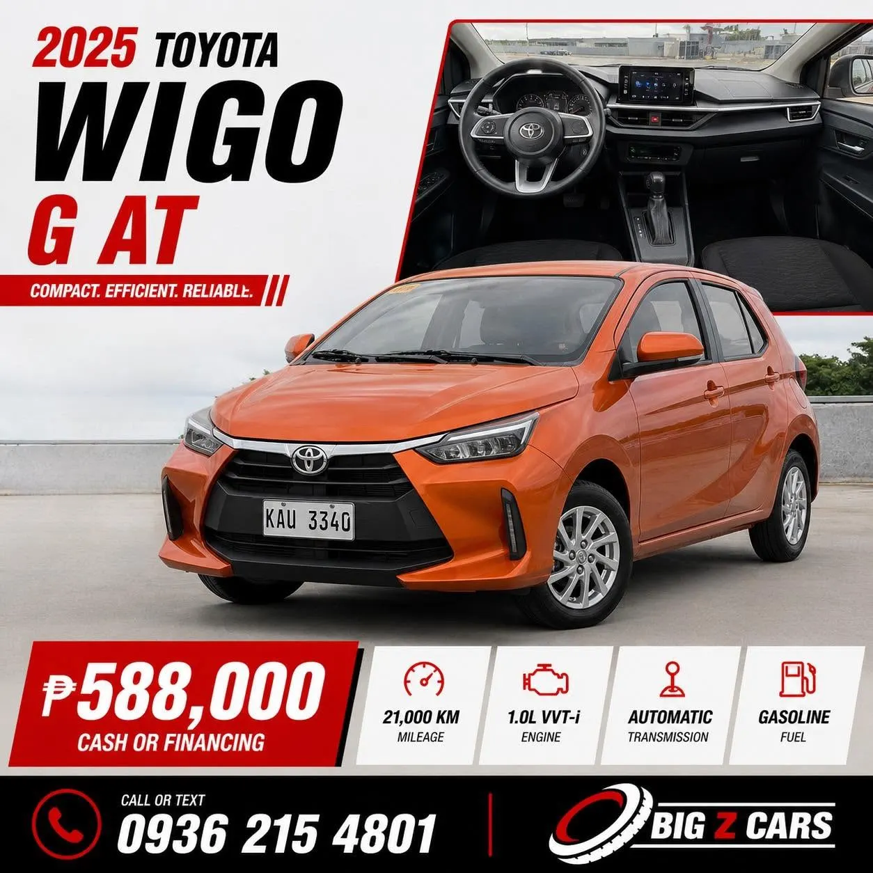 2025 Toyota Wigo G AT