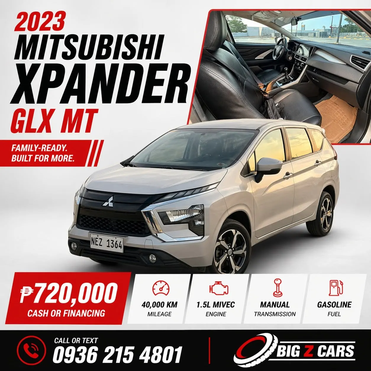 2023 Mitsubishi Xpander GLX MT